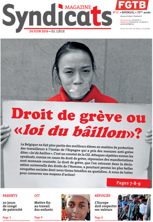 Syndicats FGTB n°12 - 2016 Syndicats FGTB n°12 - 2016